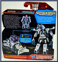 Icepick / Chainclaw from Transformers - Power Core Combiners - 2-Packs manufactured by Hasbro [Back]