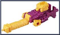 Bludgeon with Quintus Prime from Transformers - Power of the Primes - Prime Master manufactured by Hasbro [Loose]