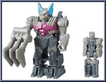 Bomb-Burst with Megatronus from Transformers - Power of the Primes - Prime Master manufactured by Hasbro [Loose]