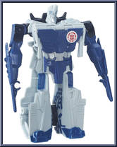 Sideswipe (Blizzard Strike) from Transformers - Robots in Disguise (2015) - 1-Step Changers manufactured by Hasbro [Loose]
