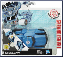 Steeljaw from Transformers - Robots in Disguise (2015) - 1-Step Changers manufactured by Hasbro [Front]