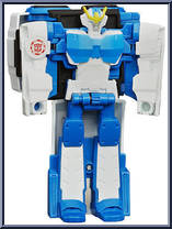 Strongarm (White Hood) from Transformers - Robots in Disguise (2015) - 1-Step Changers manufactured by Hasbro [Loose]