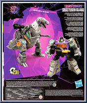 Grimlock from Transformers - Shattered Glass - Basic Series manufactured by Hasbro [Back]