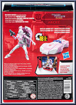 Arcee from Transformers - Studio Series - Movie manufactured by Hasbro [Back]