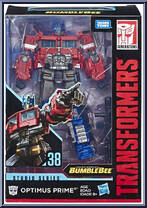 Optimus Prime from Transformers - Studio Series - Bumblebee manufactured by Hasbro [Front]