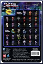 Arcee (Pink & Orange) from Transformers - Wave 8 manufactured by Super7 [Back]