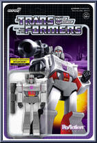 Megatron (Chrome Commander) from Transformers - Wave 1 manufactured by Super7 [Front]