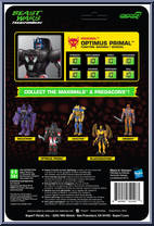 Optimus Primal from Transformers - Wave 7 - Beast Wars manufactured by Super7 [Back]