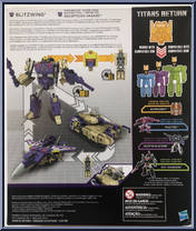 Hazard & Blitzwing from Transformers - Titans Return - Voyager manufactured by Hasbro [Back]