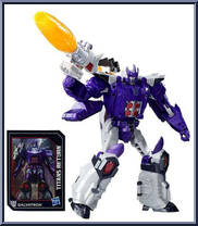 Nucleon & Galvatron from Transformers - Titans Return - Voyager manufactured by Hasbro [Loose]