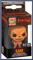 Sam (Lollipop / Unmasked) from Trick 'r Treat - Pop! Keychains manufactured by Funko [Front]