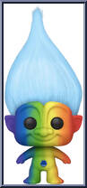 Blue Troll (Rainbow) from Trolls - Good Luck Trolls Pop! manufactured by Funko [Loose]