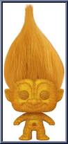 Gold Troll (Diamond) from Trolls - Good Luck Trolls Pop! manufactured by Funko [Loose]