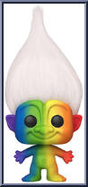 Rainbow Troll (Super Sized) (Chase) from Trolls - Good Luck Trolls Pop! manufactured by Funko [Loose]