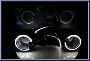 Sam Flynn (with Light Cycle) from Tron Legacy - Basic Series manufactured by Hot Toys [Loose]