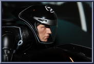 Sam Flynn (with Light Cycle) from Tron Legacy - Basic Series manufactured by Hot Toys [Loose]