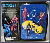Yellow Light Cycle from Tron - 20th Anniversary manufactured by Neca [Back]