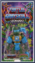 Leonardo from Turtles of Grayskull - Basic Series manufactured by Mattel [Front]