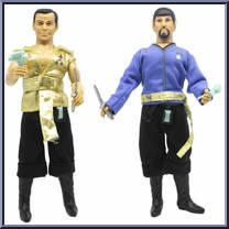 Mirror Mirror Kirk and Spock from TV Favorites - Star Trek manufactured by Mego 2018 [Loose]