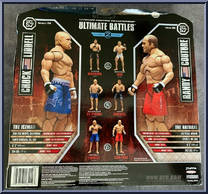 Chuck Liddell vs. Randy Couture from UFC - Ultimate Fighting Championship - Ultimate Battles manufactured by Jakks Pacific [Back]