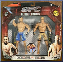 Chuck Liddell vs. Tito Ortiz from UFC - Ultimate Fighting Championship - Ultimate Battles manufactured by Jakks Pacific [Front]