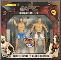 Chuck Liddell vs. Wanderlei Silva from UFC - Ultimate Fighting Championship - Ultimate Battles manufactured by Jakks Pacific [Front]