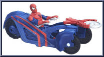 Spider-Man (with Streetside Racer) from Ultimate Spider-Man - Sinister 6 manufactured by Hasbro [Loose]