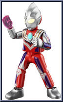 Ultraman Tiga Multi Type from Ultraman - Galaxy Version 01 - Giants of Light manufactured by Blokees [Loose]