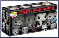 4-Pack (Black & White) from Universal Monsters - Pop! Vinyl Figures manufactured by Funko [Front]