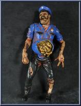 Claire Redfield / Zombie Cop from Video Game Super Stars Presents - Resident Evil 2 manufactured by Toy Biz [Loose]