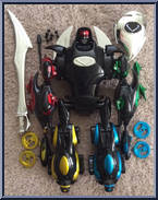 Yellow Lion from Voltron - Third Dimension - Stealth Lions manufactured by Trendmasters [Loose]