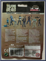 Michonne from Walking Dead - Construction Sets - Blind Bags - Series 1 manufactured by McFarlane [Back]