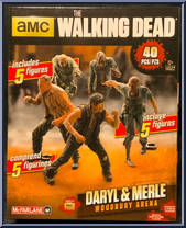 Daryle & Merle Woodbury Arena from Walking Dead - Construction Sets manufactured by McFarlane [Front]