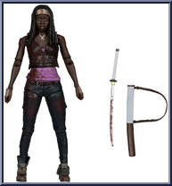 Michonne from Walking Dead - 2024 - 5" Scale manufactured by McFarlane [Loose]