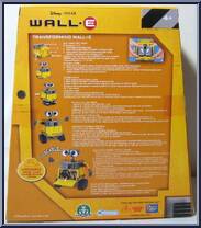 Wall-E (Transforming) from Wall-E - Deluxe Figures manufactured by Thinkway Toys [Back]