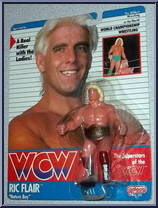 Ric Flair (Red Suit with Lightning Bolt) from WCW - Series 2 - Released in UK manufactured by Galoob [Front]