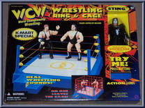 Ring / Cage / Sting from WCW - Box Sets manufactured by Original San Francisco Toymakers [Front]
