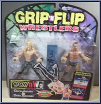 Chris Jericho & Dean Malenko from WCW - Grip 'N Flip manufactured by Toy Biz [Front]
