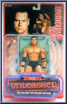 Mike Awesome (with Stretcher) from WCW - Unleashed manufactured by Toy Biz [Front]