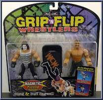 Sting & Buff Bagwell from WCW - Grip 'N Flip manufactured by Toy Biz [Front]