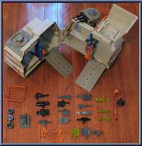 Battle Base Playset from Wheeled Warriors - Lightning League manufactured by Mattel [Loose]