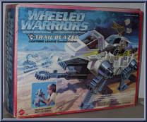 Trailblazer from Wheeled Warriors - Lightning League manufactured by Mattel [Front]