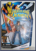 Logan (Snap-on claws) from Wolverine and the X-Men - Basic Series manufactured by Hasbro [Front]