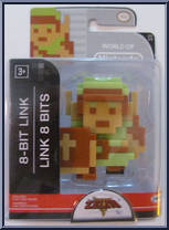 8-Bit Link (Zelda) from World of Nintendo - Series 1-5 manufactured by Jakks Pacific [Front]