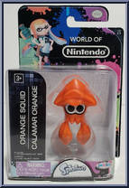 Orange Squid Action Figure