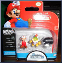 Fire Mario / Bowser Jr. / Bullet Bill Action Figure