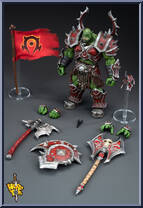 Orc Commander Elite Warrior from World of Warcraft - Basic Series manufactured by Hero Toys [Loose]