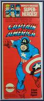 Captain America from World's Greatest - Boxed manufactured by Mego [Back]