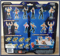 Luther Reins / Kurt Angle from WWE Adrenaline - Series 13 manufactured by Jakks Pacific [Back]