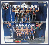 John Cena / Kurt Angle from WWE Adrenaline - Series 17 manufactured by Jakks Pacific [Back]